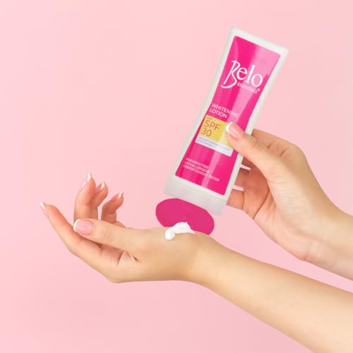 Belo Essentials Whitening Lotion with Skin Vitamins, Paraben-Free, Hypoallergenic, 200mL