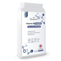 Pharmanostix Vitamin B Complex, 120 Vegan Capsules, Minimum 100 NRV Daily Supplement, Includes Essential Multi B-Vitamins B1, B2, B3, B5, B6, B12, Biotin, Folic Acid & PABA