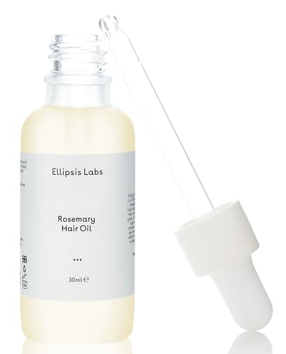 Rosemary and Mint Hair Oil by Ellipsis Labs – Vegan-Friendly Growth-Boosting Oil with Essential Oils for Hair Nourishment, Strengthening, Soothing, and Thicker, Healthier Hair, 30ml