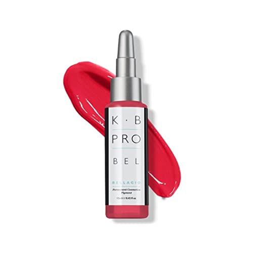 KB PRO K.B Pro Microblading PMU Lip Pigments, Long Lasting Results, Harmonious Fade, True to Colour Heal, Varying Titanium Levels Create Light to Full Coverage, Bellagio- Orange Crush, 12 ml