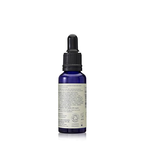 Neal's Yard Remedies Wild Rose Glow Facial Oil, Rejuvenating & Nourishing Face Oil With Vitamin E, Cruelty-Free, 28ml