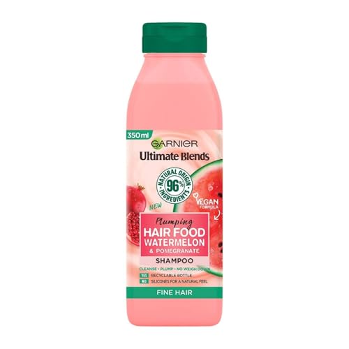 Garnier Ultimate Blends Hair Food Watermelon Shampoo, 350ml