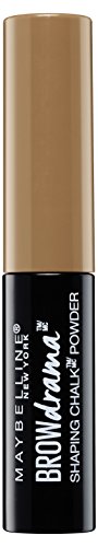 Maybelline Brow Drama Shaping Chalk Powder, 1g, Dark Blonde