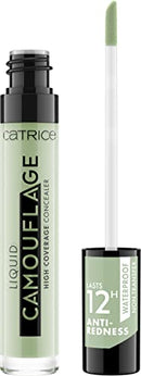CATRICE Catrice Liquid Camouflage High Coverage Concealer, No. 200 Anti-Red, Green, for Combination Skin, for Dry Skin, for Blemished Skin, Long-Lasting, Vegan, Oil-Free, Waterproof (5 ml)