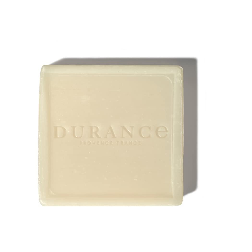 DURANCE Durance Solid Marseille Soap With Organic Mandarin Essential Oil 100g – Enriched With Olive Oil & Red Rice Extract – Paraben-Free Solid Soap For All Skin Types