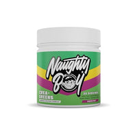 Naughty Boy Crea-Greens Powder, Creatine, Super Greens and Electrolytes. Boosts Performance, Health, Immune System and Hydration. Amazing Taste, Suitable for All Adults 270g (Passion Fruit)