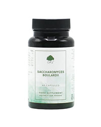 Saccharomyces Boulardii Supplement | Live Bacteria Supplement | 8 Billion Viable Organisms per Capsule | 60 Vegan Capsules | G&G Vitamins