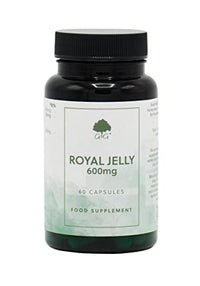 Royal Jelly Capsules | 600mg Royal Jelly per Capsule (3:1) Concentrate | from Honey Bees | G&G Vitamins