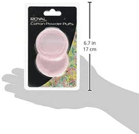 ROYAL Royal Functionality Cotton Powder Puffs, 2-Piece