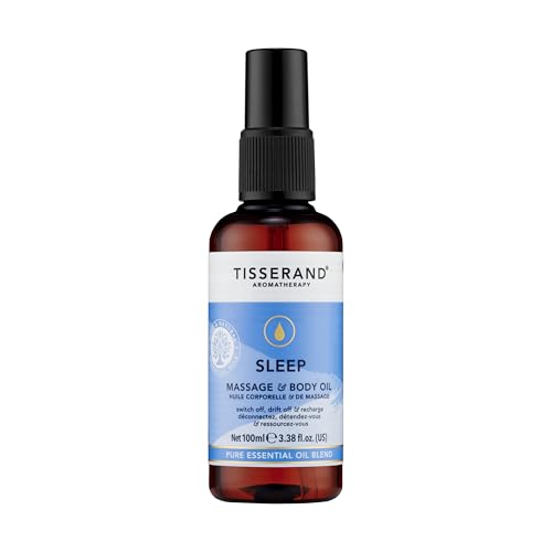 Tisserand Aromatherapyy Tisserand Aromatherapy - Sleep Better, Massage and Body Oil- Lavender, Jasmine, and Sandalwood Essential Oils - 100% Natural Pure Essential Oils - 100ml