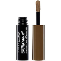 Maybelline Newyork Brow Drama Shaping Chalk Eyebrow Powder For Women - Dark Brown