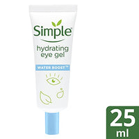Simple Water Boost Hydrating Eye Gel cruelty-free and vegan for the deep & long-lasting hydration of screen-stressed and tired eyes 25 ml