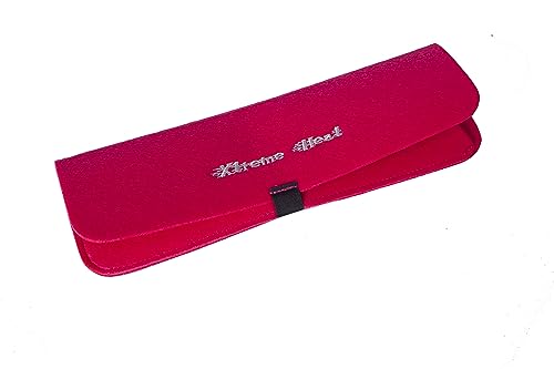 H.H Pro Extreme Heat Protection Cerise Travel Pouch Safety Mat with Storage Pouch for GHD Hair Straighteners and Tongs etc