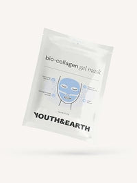 Youth and Earth Bio-Collagen Hyaluronic Acid Gel Face Mask- Pack of 5 - Face Masks Beauty for Anti Wrinkles - Hydrating Face Mask - Skin Care for Women - Moisturising & Nourishing Face Masks