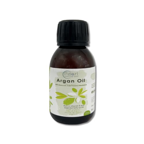 Pearl natural oils Pearl Natural Oils Moroccan Argan Oil 100 ml Pure & Natural, Anti-Ageing, Antioxidant, Vegan, Hexane Free, No GMO
