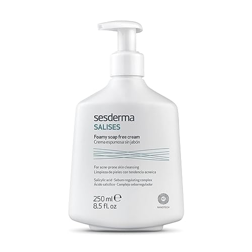 SESDERMA Sesderma | Salises Foaming Cream without Soap | Soap Free Skin Cleanser | Acne Prone Skin | Sebum Regulating | Salicylic Acid | Pore Cleansing | 300 ml