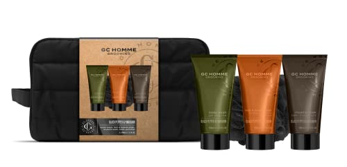 The Luxury Bathing Company GC Homme Men's Classic - Black Pepper & Mandarin - Travel Bag