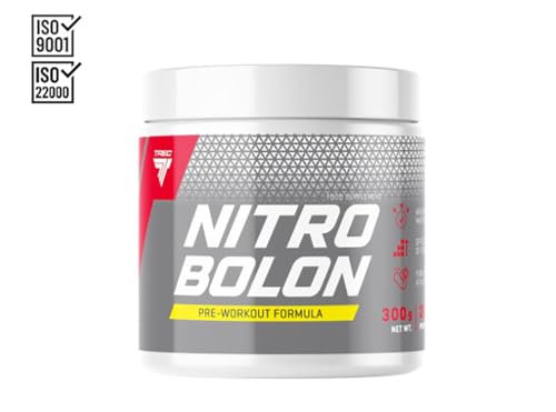 Trec Nutrition TREC Nutrition NitroBolon - Advanced Pre-Workout Creatine Stack with Citrulline, Arginine, and More - Tropical Flavour - 300g Powder