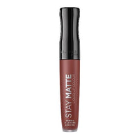 Rimmel London Stay Matte Liquid Lipstick, Troublemaker, Nude Shade 5, 5.5 ml