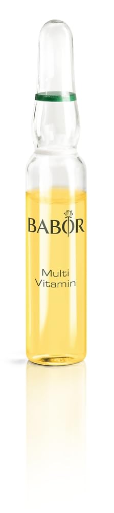 BABOR AMPOULE CONCENTRATES Multi-Vitamin, anti-aging retinol serum to strengthen and protect, with biotin & vitamin A, B5 and E, 14ml
