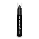 The Glowhouse Face Paint Stick Body Crayons Monochrome Sweat Proof Water-Resistant Body Paint Cruelty Free For Kids Adults Fancy Dress Festivals Halloween (Black)