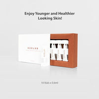 Dermz AGELXR - Instant Wrinkle Remover - Quickly Tightens Wrinkles, Fine Lines and Diminishes Puffy Eyes. Instant Facelift Serum - Anti-Aging Formula - 10 Vials x 0.6ml