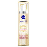 NIVEA CELLULAR LUMINOUS FPS20 Tinted Fluid (1 x 40 ml), Unifying Face Care Anti-Pigment Spots, Face Cream with a Fluid Formula enriched with active ingredients