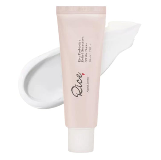 AHVKNU Rice Korean Sunscreen for Face SPF 50