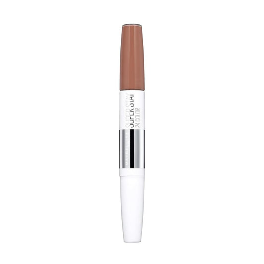 Maybelline Lipstick, SuperStay 24H Liquid Lipstick – Dual-Ended Long-Lasting Color & Moisturizing Lip Balm – Non-Drying, Transfer-Proof, Upto 24Hour Dual Ended Lipstick, Shade: 611 Crème Caramel