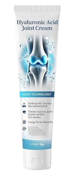 Hyaluronic Acid Joint Repair Cream, Body Moisturiser for Nourishing & Smooth