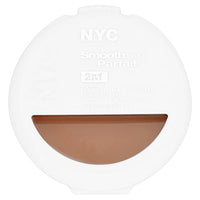 NYC Smooth Skin 2-in-1 Compact Foundation and Concealer, Dark