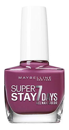 Maybelline New York Professional Nail Polish - Gel Technology - Super Stay 7 Days - Shade : Mauve On (255)