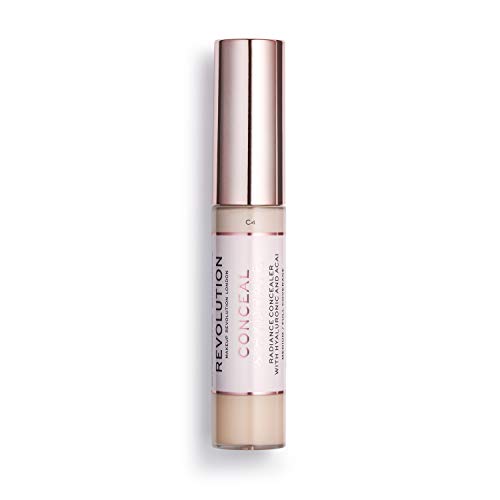 Makeup Revolution Beauty London Concealer, C4, 1 Count (Pack of 1)