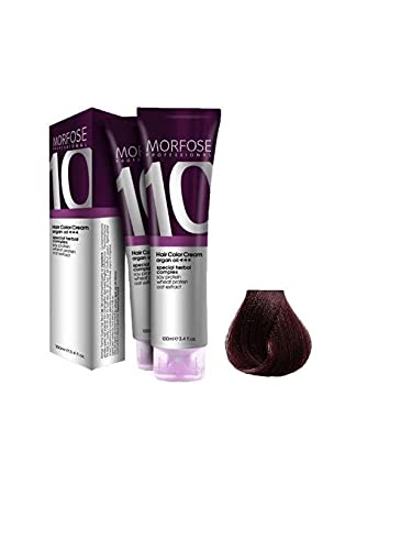 Morfose 10 Professional Hair Colour Cream 100 ml, No. 6.65 Contrast Ruby