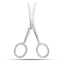 Fine Lines Baby Nail Scissors – Kids Finger Nails Clipper and Toenail Cutter – Newborn Essentials – Rounded Ends for Safety – Can be used for Grooming Cuticles & Trimming Hair