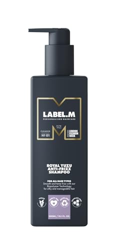 label.m LABEL.M Royal Yuzu Anti-Frizz Shampoo 300ml – With Recyclable Pump