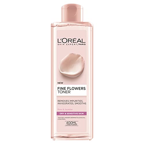 L'OREAL PARIS L'Oreal Paris Fine Flowers Cleansing Toner for Normal to Dry Sensitive Skin 400 ml