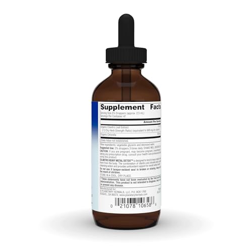 Planetary Herbals Cilantro Heavy Metal Detox, 4 fl oz (118.28 ml)