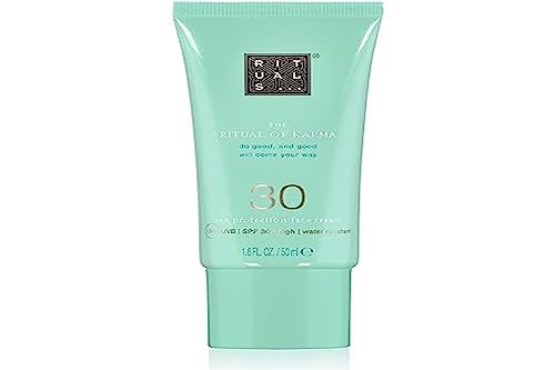RITUALS Face Sunscreen SPF 30 from The Ritual of Karma, With Aloe Vera, Holy Lotus, White Tea, Ginko Biloba - Natural Antioxidants, UVA/UVB Protection