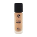 W7 Photoshoot Foundation - Rich and Full Formula - Long Wear, Budge-Proof Coverage (Natural Beige)