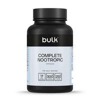 Bulk Complete Nootropic Capsules, Mental Performance, Pack of 180