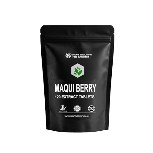 NATURAL & HEALTHY UK Maqui Berry 1000mg - 120 Tablets - Natural & Healthy UK - Vegan Friendly