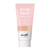 Barry M Cosmetics Fresh Face Lightweight Liquid Foundation Infused With Hyaluronic Acid And Vitamin C, Shade 7