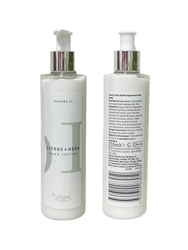 Generic Lidl By Deluxe - Number 01 - Citrus & Herb Hand Lotion | 250mL×2 [TWIN PACK]