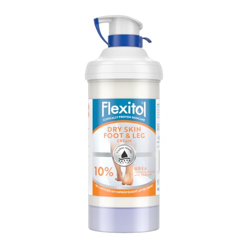 Flexitol Dry Skin Foot & Leg Moisturising Cream with 10% Urea, 485g