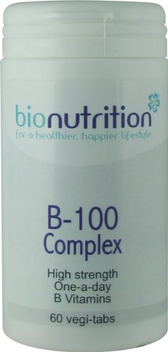 Bio Nutrition B-100 Complex : One-A-Day : Men's Health Vitamins : 60 vegi-tabs