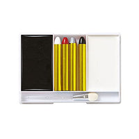 W WIDMANN MILANO Party Fashion Widmann ? Makeup Set White/Black Unisex-child, One Size, vd-wdm02409