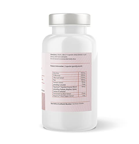 Troo Health Care Urika Flow Urinary Bladder Biofilm Support 60 Capsules - D-Mannose, Digestive Enzymes and Selected Botanicals for Systemic Urinary, Bladder Wall and Immune Support