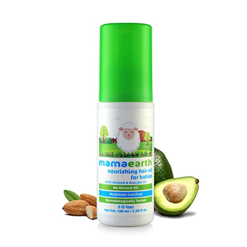 MAMAEARTH Mamaearth Nourishing Baby Hair Oil with Almond & Avocado 100ml
