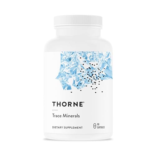 THORNE - Trace Minerals - Dietary Supplement with Zinc, Boron & Selenium - Chelated Forms - Comprehensive Formula - 90 Capsules